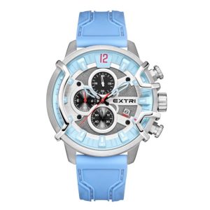 ساعت مچی مردانه اکستری مدل EXTRI X6054-B با بند استیل ضد زنگ و صفحه ساده